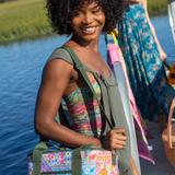 Folk Flower Cooler Tote | Natural Life