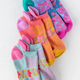 Favorite Fitness Socks, Set of 3 | Coral