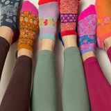 Favorite Fitness Socks, Set of 3 | Coral