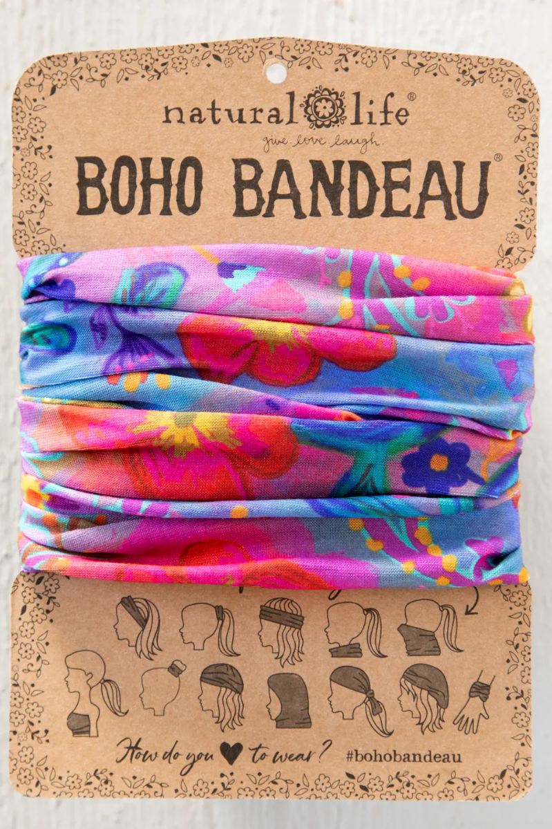 Full Boho Bandeau | Neon Pink