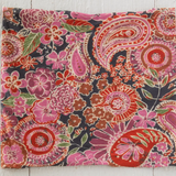 Half Boho Bandeau | Black Sketched Paisley