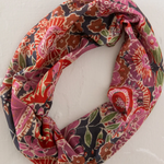 Half Boho Bandeau | Black Sketched Paisley