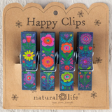 Happy Clips, Set of 4 | Natural Life