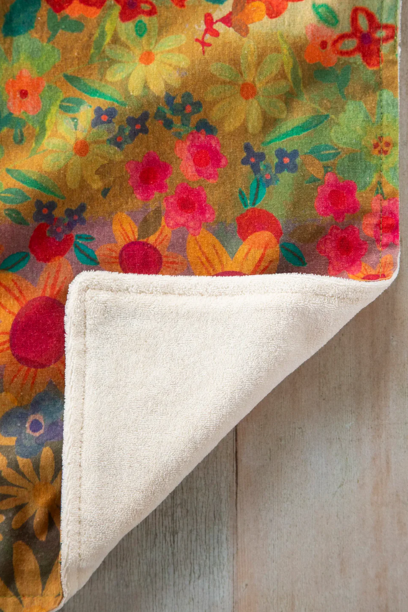 Cotton Dish Towel | Natural Life | Wildflowers