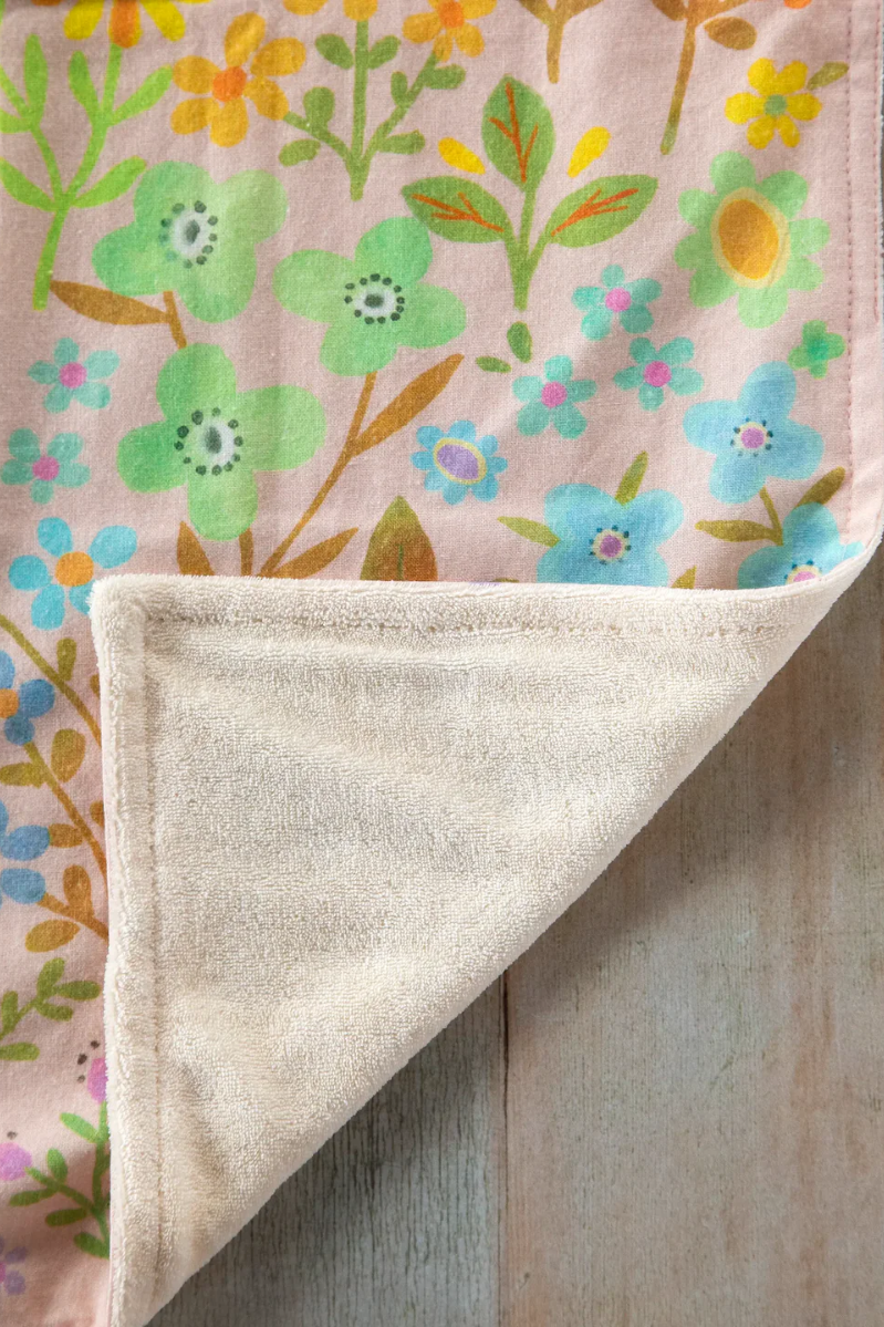 Cotton Dish Towel | Natural Life | Thankful Grateful Floral