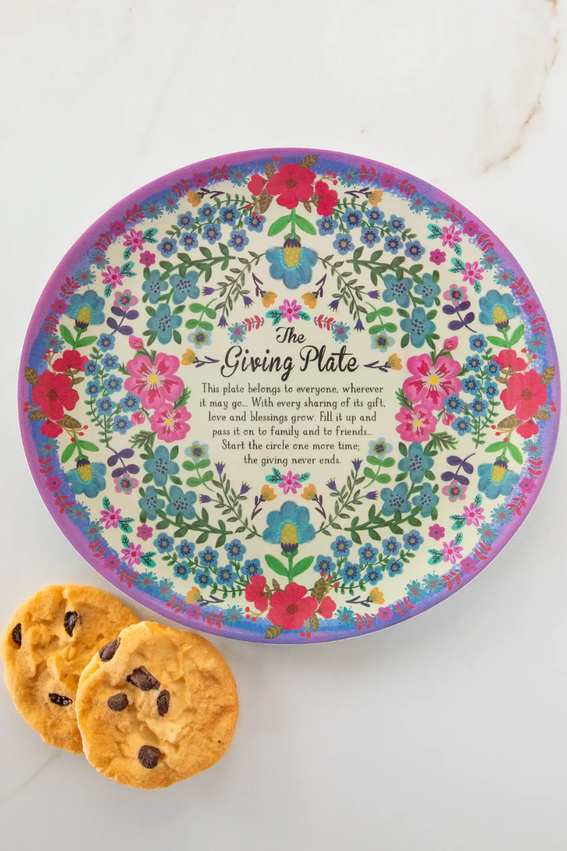 Melamine Giving Plate | Natural Life