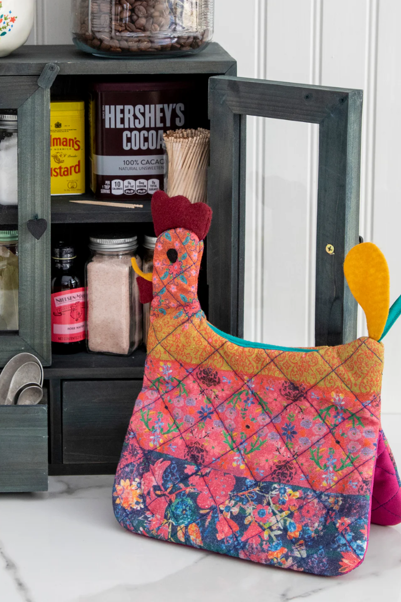 Chicken Bake Happy Oven Mitts | Natural Life