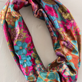 Velvet Boho Bandeau - 70s Striped Plum | Natural Life