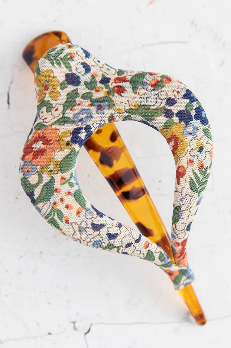 Boho Hair Clip | Natural Life | Fabric Cream
