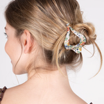 Boho Hair Clip | Natural Life | Fabric Cream