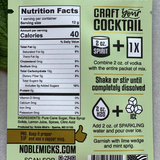 Moscow Mule | Single Serve Craft Mixer | Noble Mick's