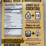 Margarita | Single Serve Craft Mixer | Noble Mick's