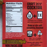 Bloody Mary | Single Serve Craft Mixer | Noble Mick's