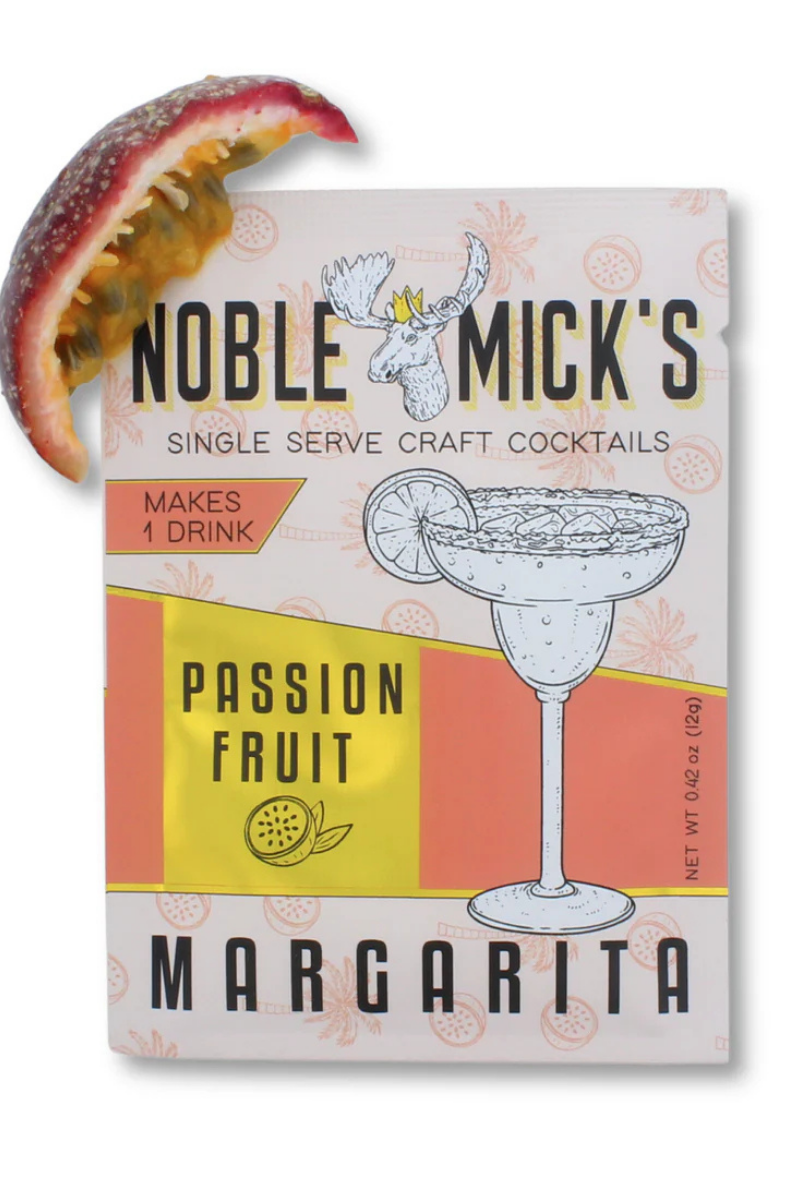 Passion Fruit Margarita | Single Serve Craft Mixer | Noble Mick's