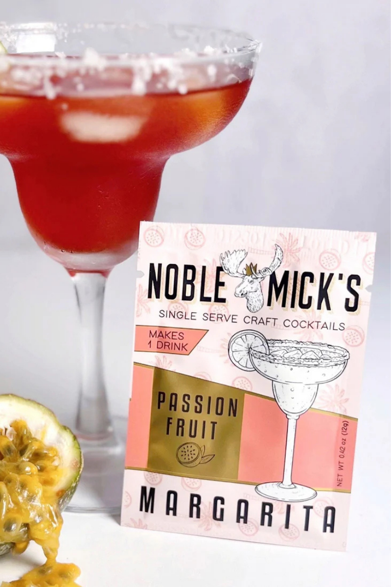 Passion Fruit Margarita | Single Serve Craft Mixer | Noble Mick's