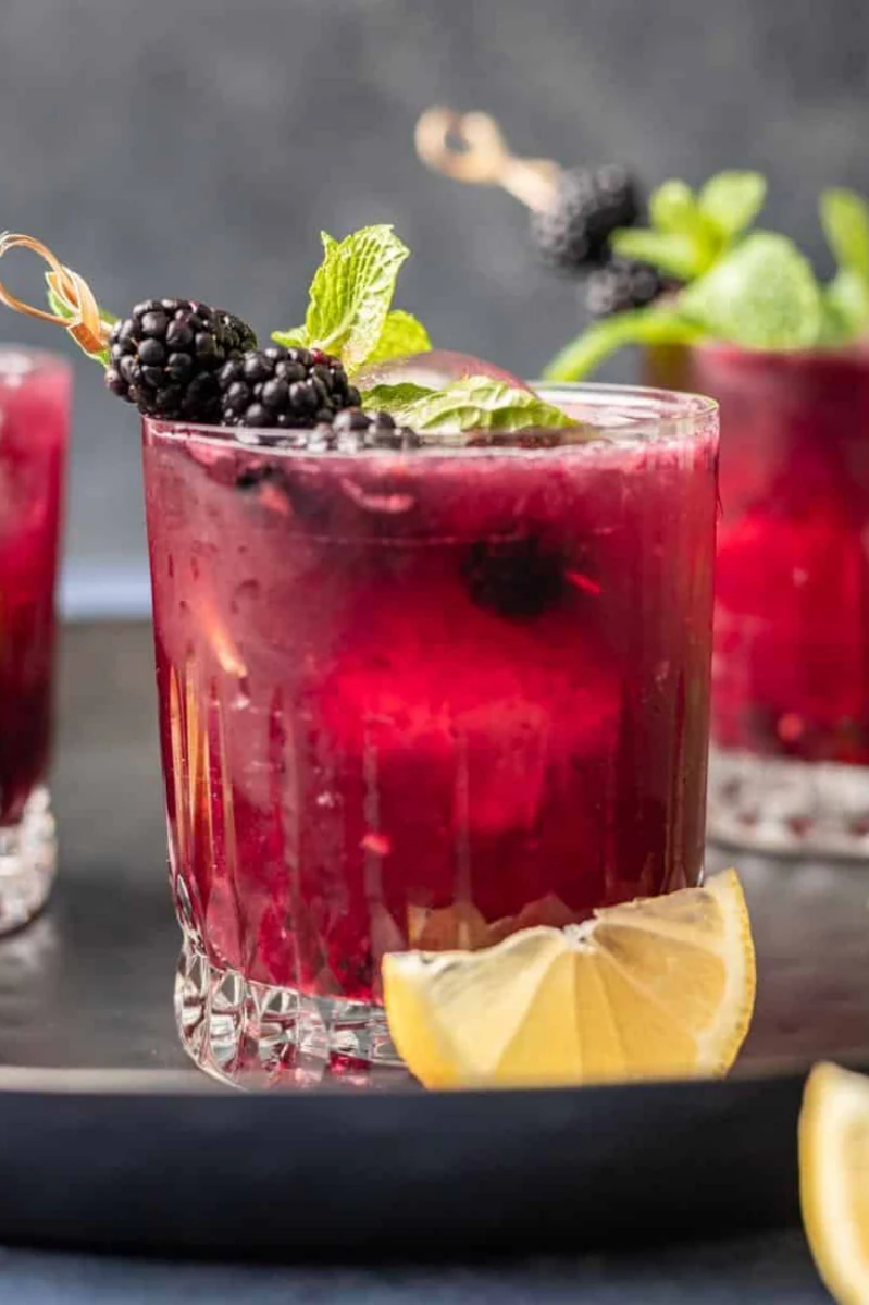Blackberry Bourbon Smash | Single Serve Craft Mixer | Noble Mick's