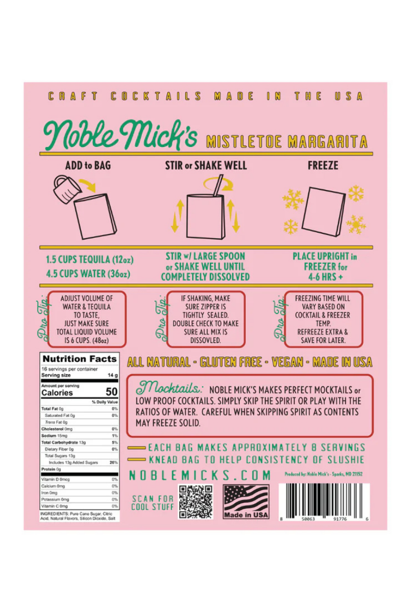 Cranberry Mistletoe Margarita Frozen Cocktail