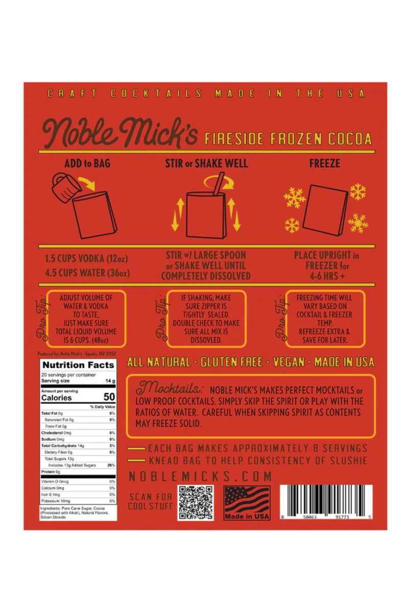 Fireside Cocoa Frozen Cocktail