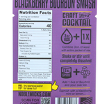 Blackberry Bourbon Smash | Single Serve Craft Mixer | Noble Mick's