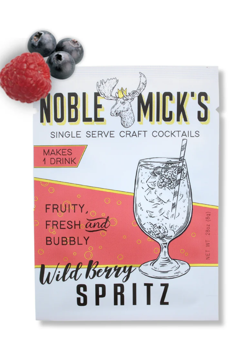 Wild Berry Spritz | Single Serve Craft Mixer | Noble Mick's