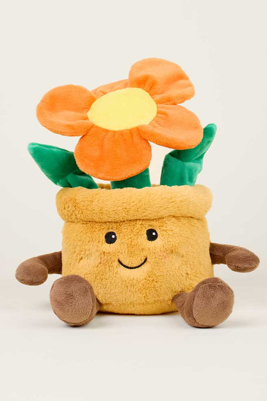 Warmies Orange Flower Pot