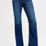 RISEN Tummy Control Mid Rise Flare Basic Jeans