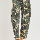 RISEN Army Barrel Double Roll Up Jeans