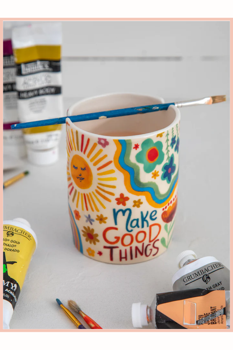 CERAMIC PAINTER'S CUP | MAKE GOOD THINGS