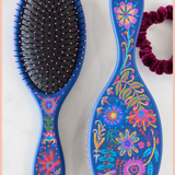 Wet + Dry Detangling Hairbrush | NATURAL LIFE | Navy