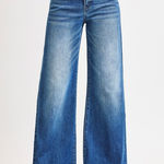 RISEN Tummy Control High Rise Ankle Palazzo Jeans