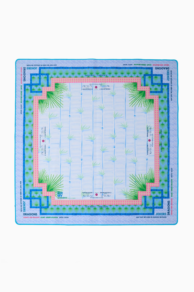 Palm Paradise Mat in Tube | Oh My Mahjong