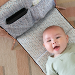 Boxy Diaper Backpack Leatherette | Petunia Pickle Bottom | Dusty Rose
