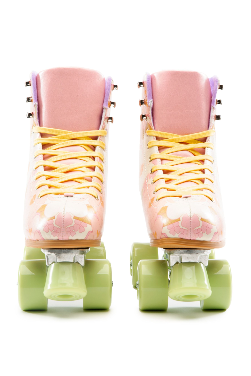 Floral Pastel Roller Skates