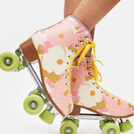 Floral Pastel Roller Skates