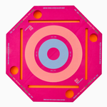 Mahjong game board that floats in the pool! Hot Pink with bullseye design. Pink Aqua Jong Pool Mat | Oh My Mahjong