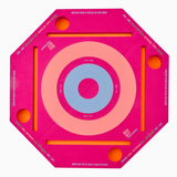 Mahjong game board that floats in the pool! Hot Pink with bullseye design. Pink Aqua Jong Pool Mat | Oh My Mahjong