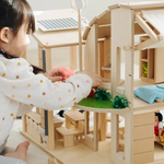 Solar Green Dollhouse + Furniture | Plan Toys