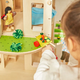 Solar Green Dollhouse + Furniture | Plan Toys
