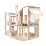 Solar Green Dollhouse + Furniture | Plan Toys