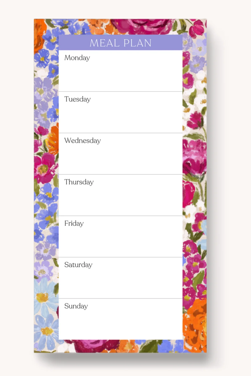 Magnetic Meal Plan Notepad | Primavera
