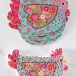 Puff Up Sponges, Set of 5 | Natural Life | Chicken