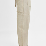 RISEN High Rise Crop Barrel Cargo Pants