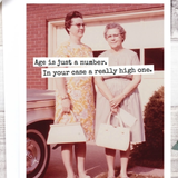 Age Is Just A Number Birthday Card