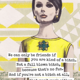 We Couldn't Be Friends Funny Greeting Card
