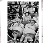 Sometimes I Laugh So Hard Funny Greeting Card