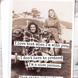 Nice Person Friendship Card