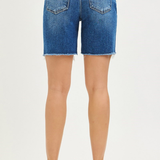RISEN Tummy Control High Rise Loose Fit Mid Length Shorts