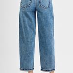 RISEN High Rise Crop Boyfriend Jeans | Medium Wash