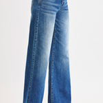RISEN Tummy Control High Rise Ankle Palazzo Jeans