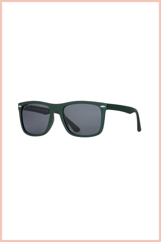 Jaymes Sunnies SUNNIES | MATTE OLIVE | SMOKE POLARIZED LENS